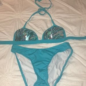 Sequin bikini swimsuit